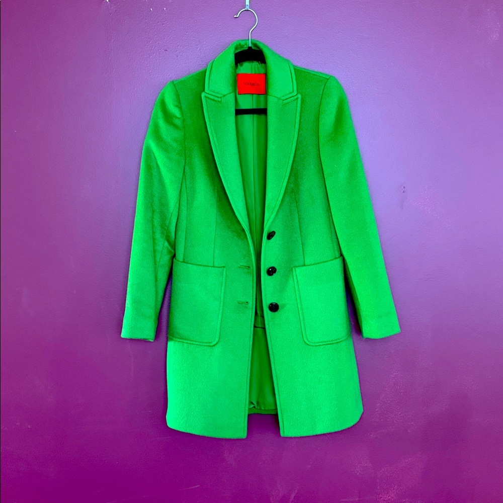 MaxMara Green Pea Coat